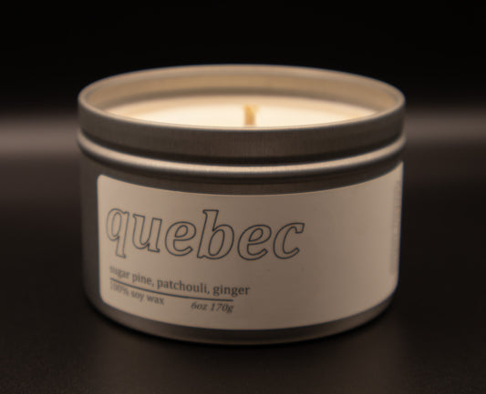 Quebec [sugar pine, patchouli, ginger]